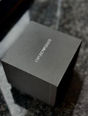forerunner 965: Классические часы часы, Armani, Италия, Оригинал, Водонепроницаемые, Секундомер, Мужские, Б/у — 3
