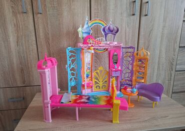 Igračke: Kao nov Barbi zamak Dreamtopia sa nameštajem - kućica Zamak je bez — 4