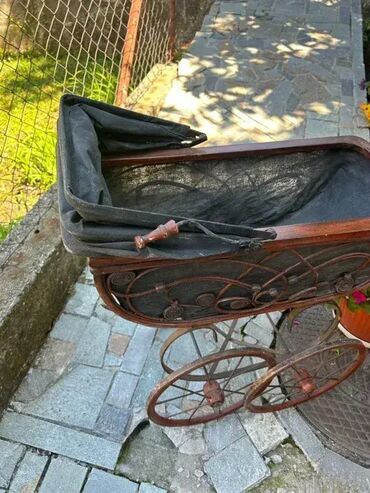 RS - Antique Drinks Carts: Kolica za lutke - Ukrasna kolica - MOGUĆ PREVOZ U dobrom stanju 🪑 — 2