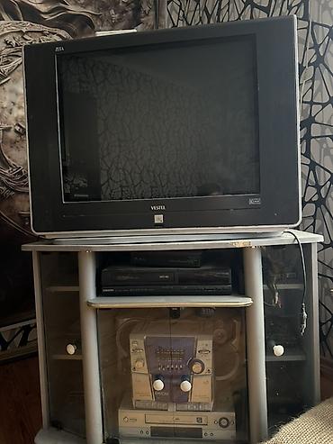 ikinci el tv satış: VESTEL Zeta CRT televizor + media sistemi və şkaf seti - Televizor — 1
