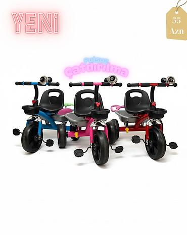 Velosipedlər: 🚲 3 Təkərli Uşaq Velosipedi – Rəngli və Əyləncəli! 👶 Körpənizin — 1