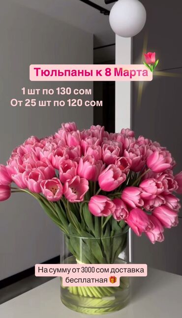 Цветы и букеты: Свежие тюльпаны 🌷 
Звонить или писать по номеру