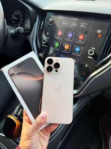 списанные айфоны бесплатно: IPhone 16 Pro Max, Б/у, 512 ГБ, Desert Titanium, Чехол, 92 %