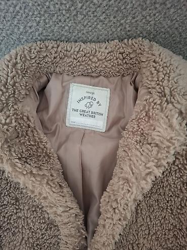 Üst geyimləri: Uşaq üçün “George” markalı xəz-quzu (teddy) palto - Rəng: açıq — 1