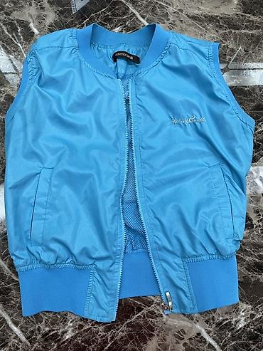 qapi ucuz: 40 azn.Roberto Cavalli qolsuz jilet - Rəng: parlaq mavi - Material — 1