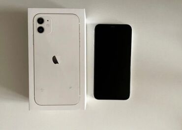 телефоны xiaomi: IPhone 11, Колдонулган, 128 ГБ, Заряддоочу түзүлүш, Коргоочу айнек, Каптама, 74 %