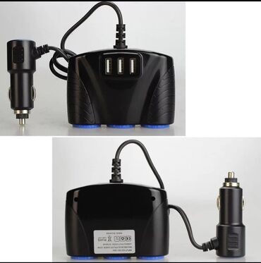 Auto oprema: Spliter Auto upaljac 12V-24V - 120W, USB 3 izlaza Auto soket Adapter — 12