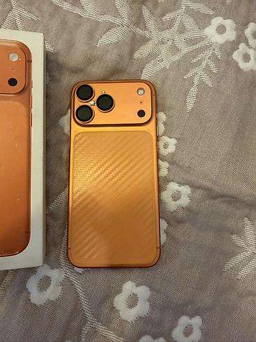 бу айфон: IPhone 17 Pro Max, Б/у, 256 ГБ, Оранжевый, Коробка, 97 % — 2