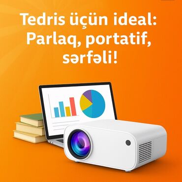 Proyektorlar: İşlənmiş Portativ Proyektor Ünvandan götürmə, Pulsuz çatdırılma, Ödənişli çatdırılma — 4