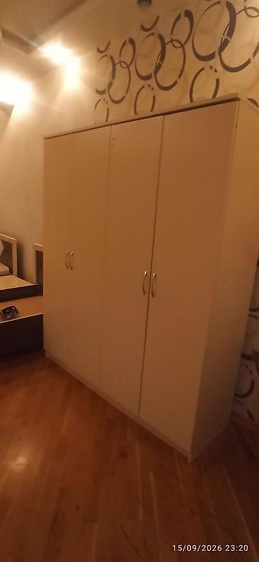 Dörd qapılı paltar dolabı - Rəng: krem/bej - Material: laminat/MDF lalafo.az -da Dörd qapılı paltar dolabı - Rəng: krem/bej - Material: laminat/MDF