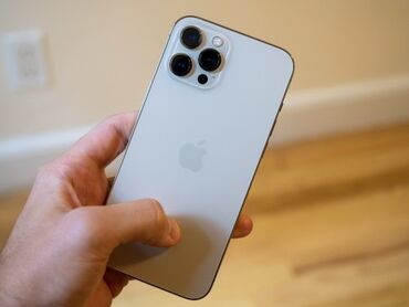 iphone 11 duas: IPhone 12 Pro Max, 256 GB, Ağ, Qırıq, Barmaq izi, Face ID