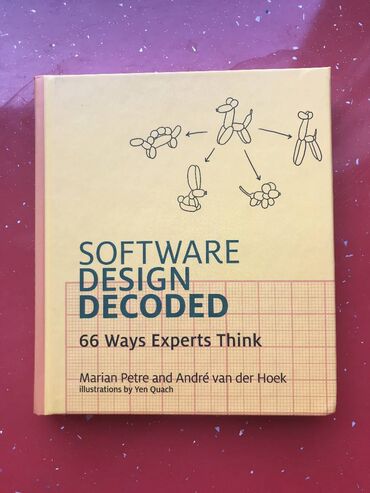 kamp stolovi na rasklapanje: Software Design Decoded: 66 Ways Experts Think Одлично очувана књига