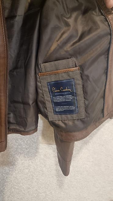 tebii deri: Kurtka, Dəri, Payız, Pierre Cardin, 3XL — 4
