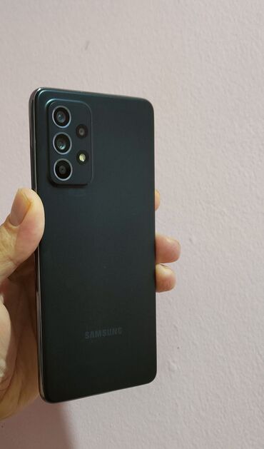 Samsung: Samsung Galaxy A52, 128 GB, rəng - Qara, İki sim kartlı, Face ID, Sənədlərlə