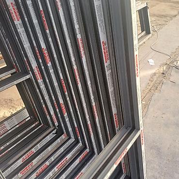 Готовые пластиковые окна: Пластик эшик терезелер МОСКИТНЫЕ СЕТКИ термо тёплая серия фасадное — 20