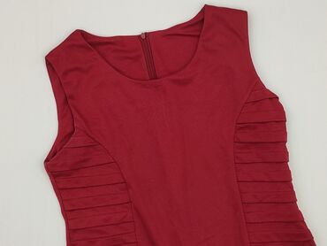 sukienka z marszczeniem na brzuchu plus size: Sukienka damska, rozmiar M