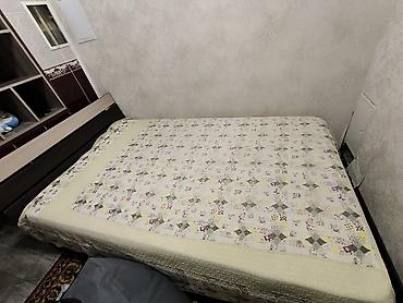 Кровати: Двуспальная кровать с мягким изголовьем и подъёмным основанием с — 1