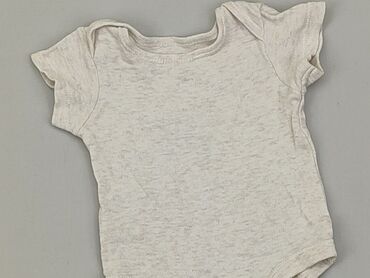 spodnie z imitacji skory bezowe: Body, Tu, 0-3 months, 
condition - Fair