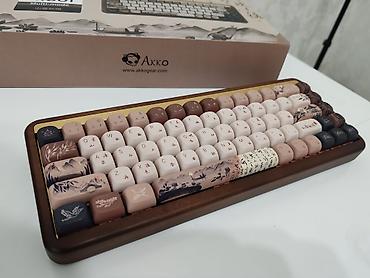 orico hdd box: Akko MU01 Mountain Seclusion Mechanical Wooden Keyboard 💠Brend: Akko — 3