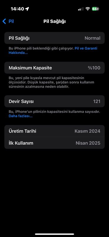 irşad electronics soyuducu: IPhone 16 Pro, 128 ГБ, Natural Titanium, Гарантия, Отпечаток пальца, Беспроводная зарядка