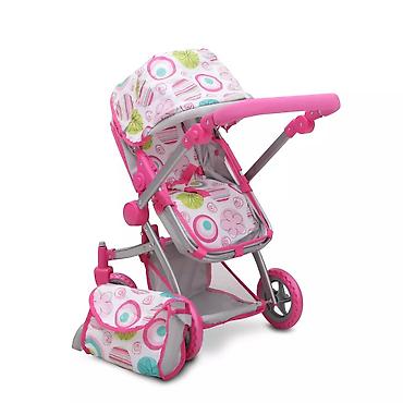 deciji mikrofon pertini: Kolica za lutke Pink Rose – CAN6470-70 Realistična, višenamenska — 3