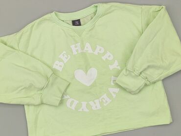 elegancka biała bluzka krótki rękaw: Sweatshirt, Little kids, 7 years, 116-122 cm, condition - Good