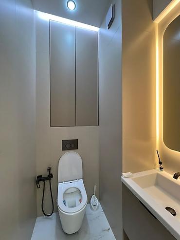 мунара жк космос: 3 комнаты, 103 м², Асанбай мкр Элитка, 12 этаж, Дизайнерский ремонт — 8