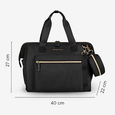 Torbe: KikkaBoo Torba za mame Maxi premium black Šifra proizvoda: KKB2 — 10