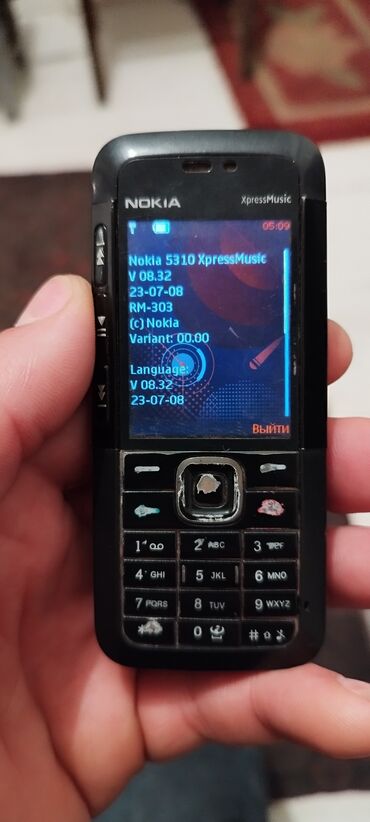 Nokia: Nokia 5310, 2 GB, rəng - Qara, Düyməli