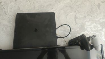 плейстейшен 4 цена в бишкеке: Ps4 slim прошивается память 500гб 2 джостика имеется всё комплектация