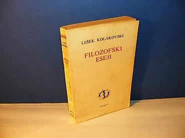 note parfema: Filozofski eseji lešek kolakovski nolit 1964 broširan povez, strana — 1