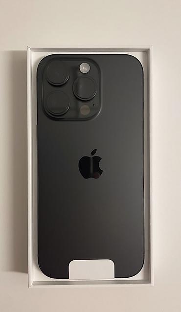 IPhone 16 Pro, Qara, Face ID lalafo.az -da IPhone 16 Pro, Qara, Face ID