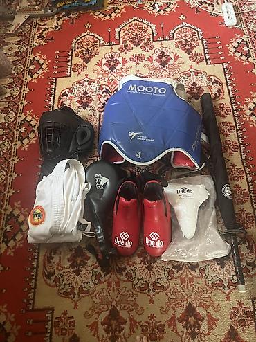 кимено: Экипировка для Taekwondo. Кимоно рост 150 . Полный комплект — 2