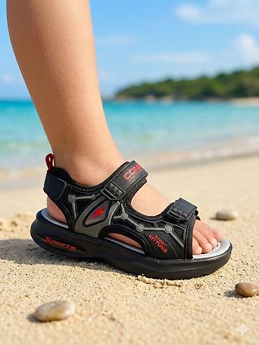 детские спортивные босоножки: Uşaq üçün idman sandal - Model: açıq burunlu, iki tənzimlənən — 1