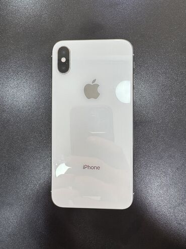 iphone barter: IPhone X, 64 GB, Gümüşü, Face ID, Simsiz şarj