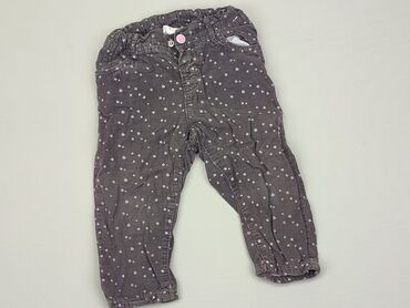 czarne jeansy z rozszerzanymi nogawkami: Denim pants, 12-18 months, condition - Good