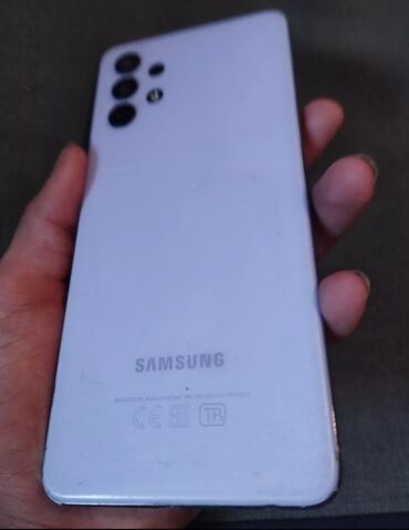 Samsung: Samsung Galaxy A32, Б/у, 64 ГБ, цвет - Синий, 2 SIM