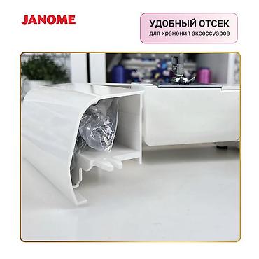 Швейные машины: Швейная машина Janome, Электромеханическая, Полуавтомат — 11