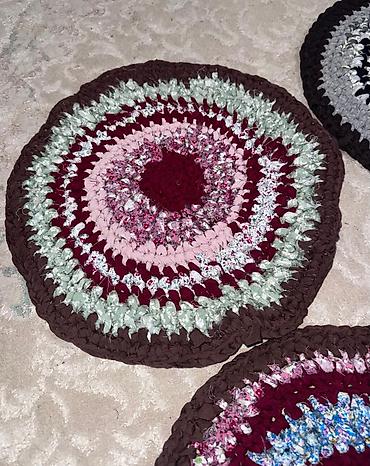 Ковры: 🧶 Коврики ручной работы ✨ Каждая работа — уникальная 🎨 Разные цвета и — 5