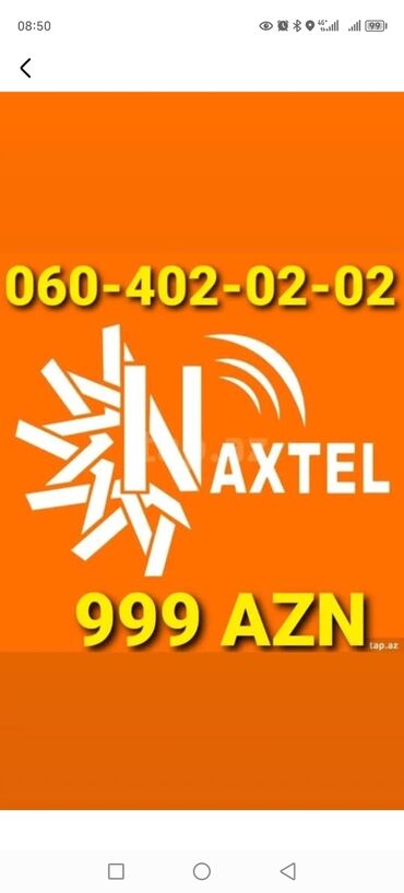 SİM-kartlar: Nömrə: ( 060 ) ( 709020202 ), İşlənmiş