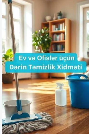 Salam.Ev,ofis, obyekt təmizlik işine gedirem qiymet razılaşma yolu ilə