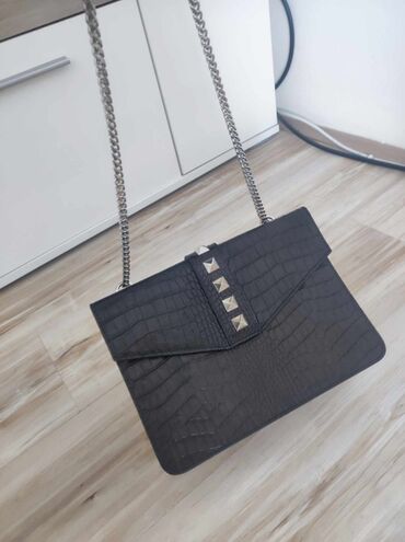 Handbags: Like Mona,Bufallo torba koža 100% NOVA crna AKCIJA