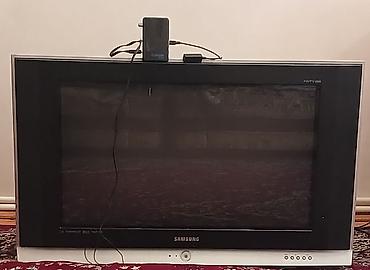 atv plus receiver: Samsung HDTV televizor + peyk anteni dəsti+ pult — 1