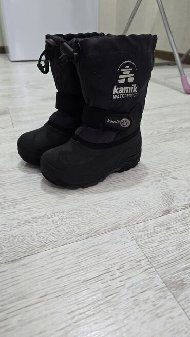 кросовки для спорта: Детские зимние сапоги Kamik Waterproof - Цвет: черный -