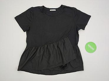 czarne dresy: T-shirt damski, rozmiar L — 2
