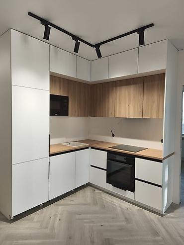 Кухонные гарнитуры: Кухонный гарнитур, Новый, цвет - Бежевый, ДСП, Бесплатная доставка — 9