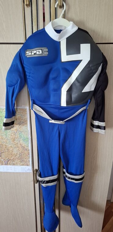h: POWER RANGER kostim za dečake Veličina M odgovara 122-128 cm visine