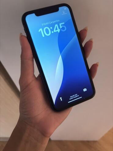 ayfon 7 qiymeti islenmis: IPhone 11, 128 GB, Qara, Face ID