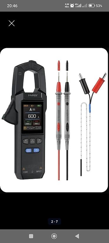 м рул: Клещи🔧 Цифровой мультиметр-клещи FNIRSI DMC-100 — профессиональная — 3