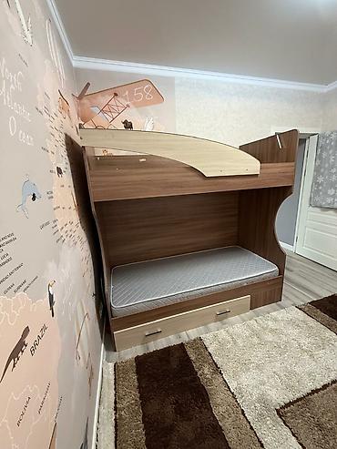 bunk bed: Двуспальная кровать, Б/у, Каркас без матраса, длина - 190 см — 3